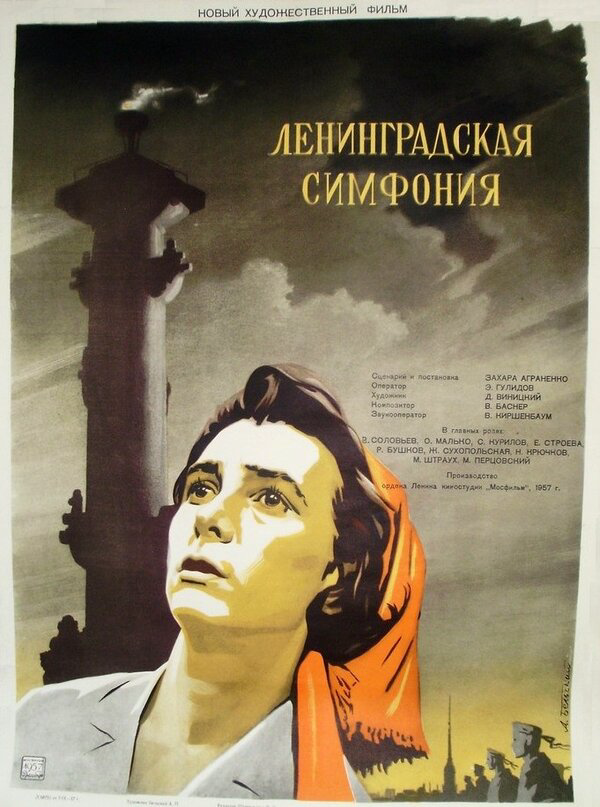 Ленинградская симфония 1957 постер